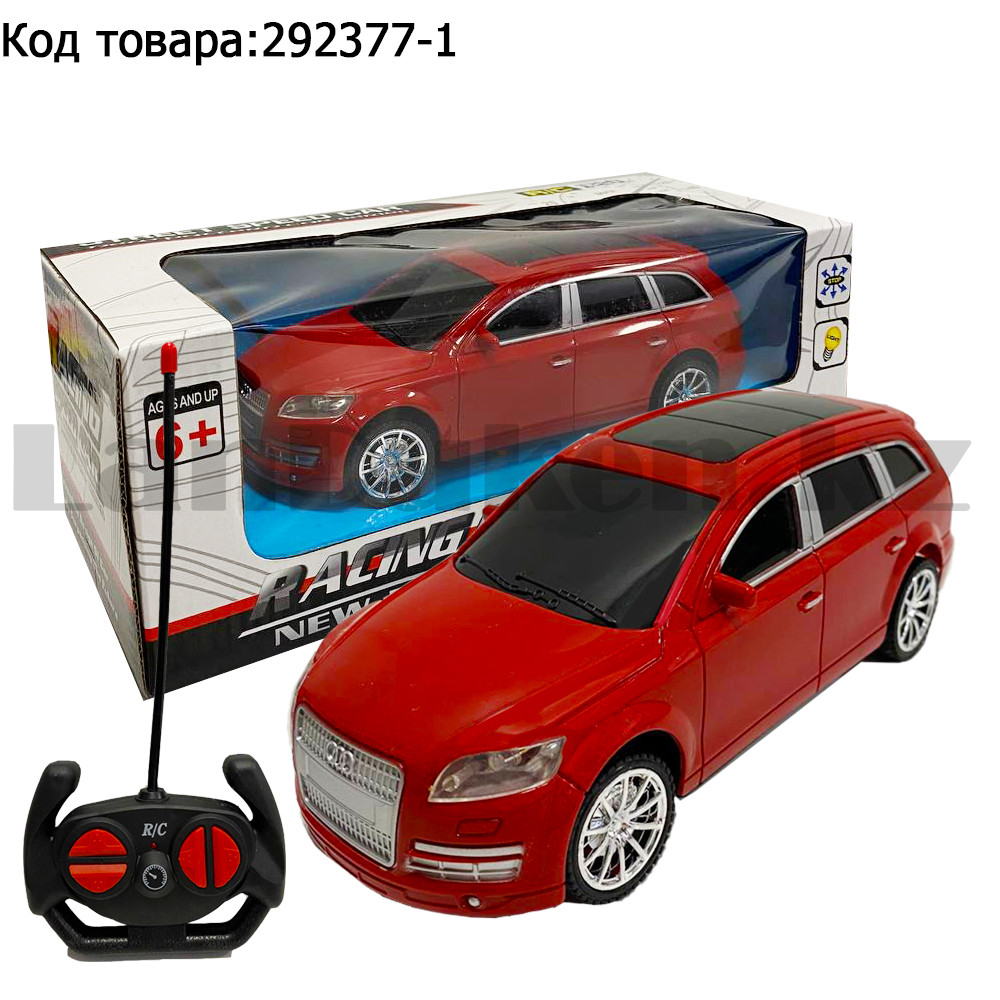 Радиоуправляемая машинка на батарейках со световым эффектом Street speed car Audi 1:20 красная - фото 1 - id-p85213352