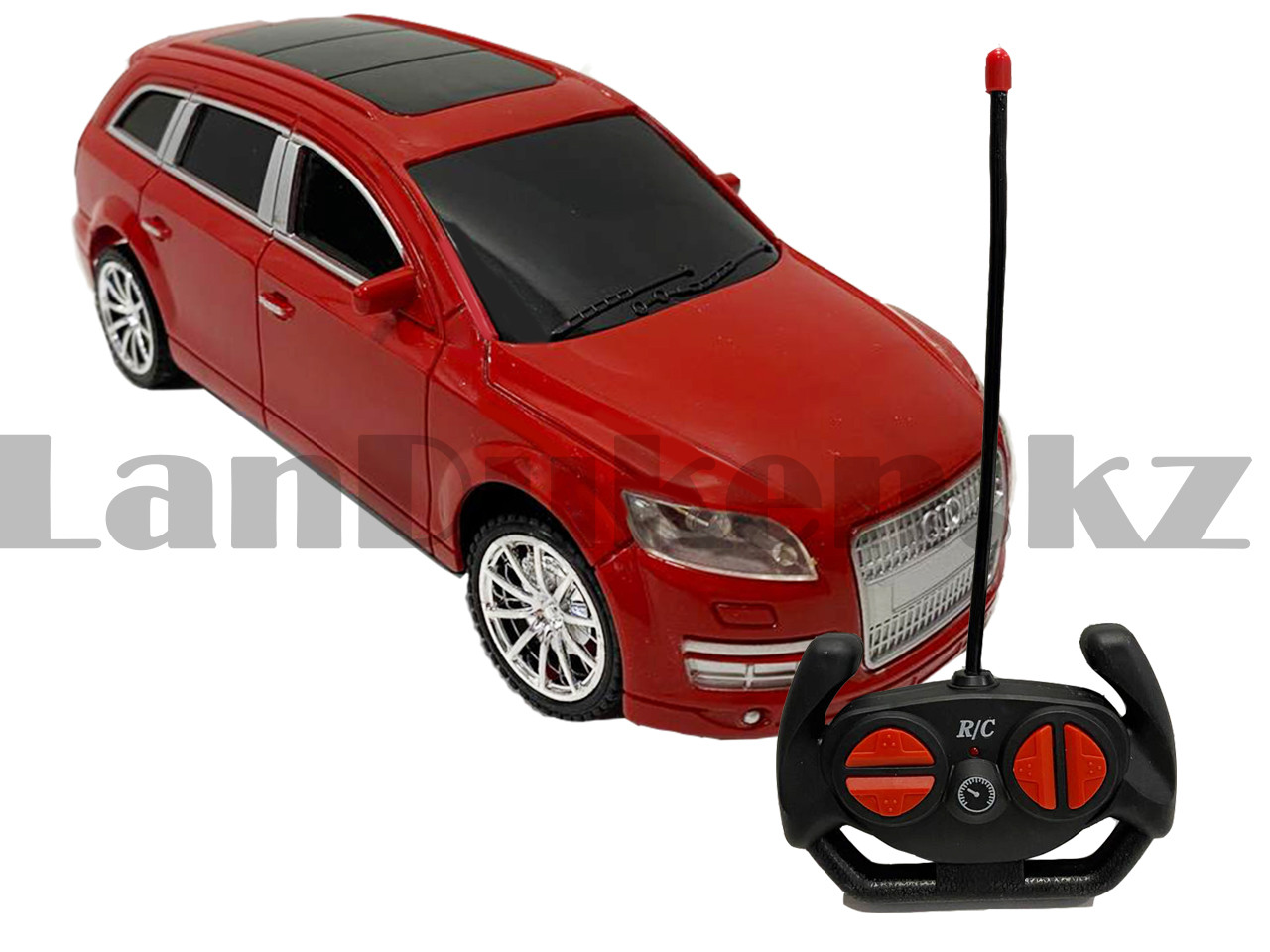 Радиоуправляемая машинка на батарейках со световым эффектом Street speed car Audi 1:20 красная - фото 5 - id-p85213352