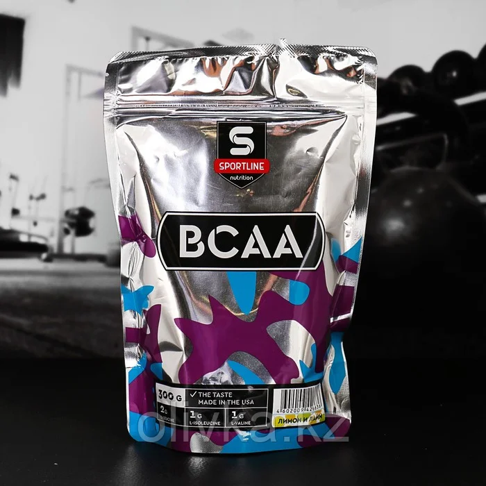 Аминокислоты SportLine BCAA 2:1:1, лимон-лайм, 300 г
