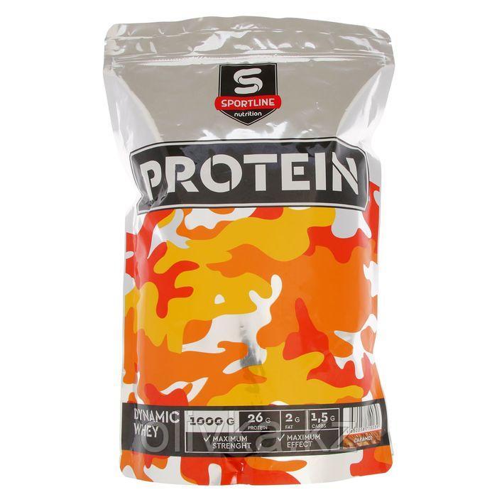 Протеин SportLine Dynamic Whey Protein, карамель, 1000 г