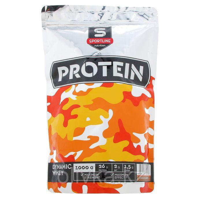 Протеин SportLine Dynamic Whey Protein, шоколад, 1000 г