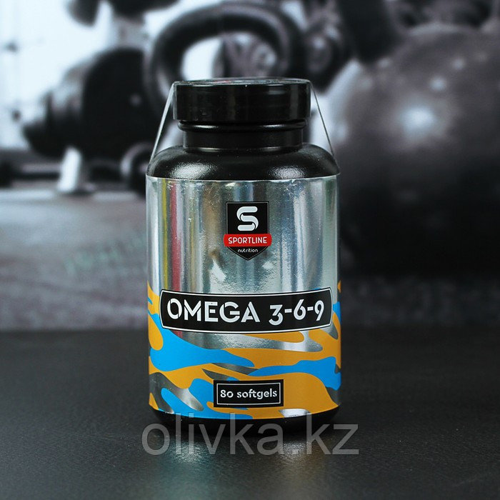 Витамины Sportline Nutrition Omega 3-6-9, 80 гелевых капсул