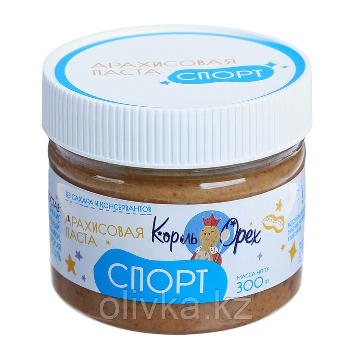 Арахисовая паста "Король Орех" Спорт, 300 г