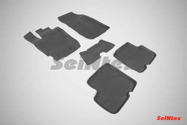Резиновые коврики с высоким бортом для Renault Duster 2015-2020, фото 1