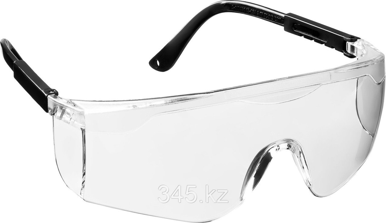 Прозрачные, очки защитные открытого типа STAYER GRAND, регулируемые по длине дужки. - фото 1 - id-p22281025