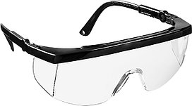 Прозрачные, очки защитные открытого типа STAYER ULTRA, регулируемые по длине и углу наклона дужки