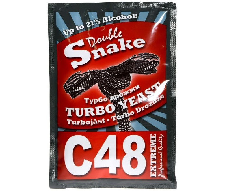 Дрожжи "Турбо Double Snake Yeast С48"(Оригинал) - фото 1 - id-p85236779
