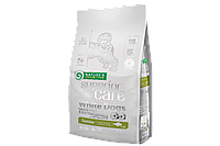 458292 Nature’s Protection Junior Small & Mini White Dogs, корм для щенков с белой шерстью, уп.1,5кг.