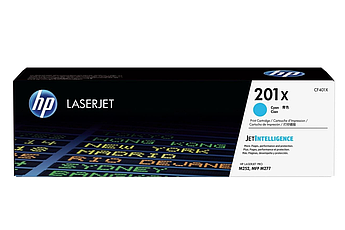 HP CF401X 201X Cyan Toner Cartridge for Color LaserJet Pro M252/MFP M277, up to 2300 pages