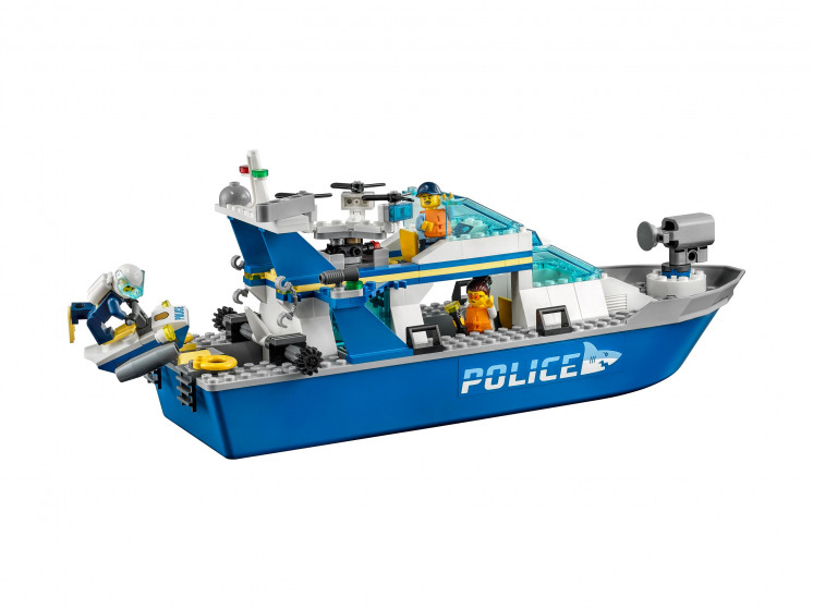 LEGO City 60277 Катер полицейского патруля, конструктор ЛЕГО - фото 9 - id-p85250583