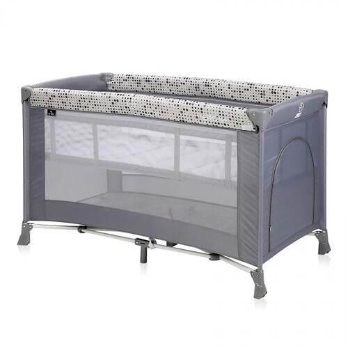 Кровать-манеж Bertoni Verona 2 Grey Dots 2078