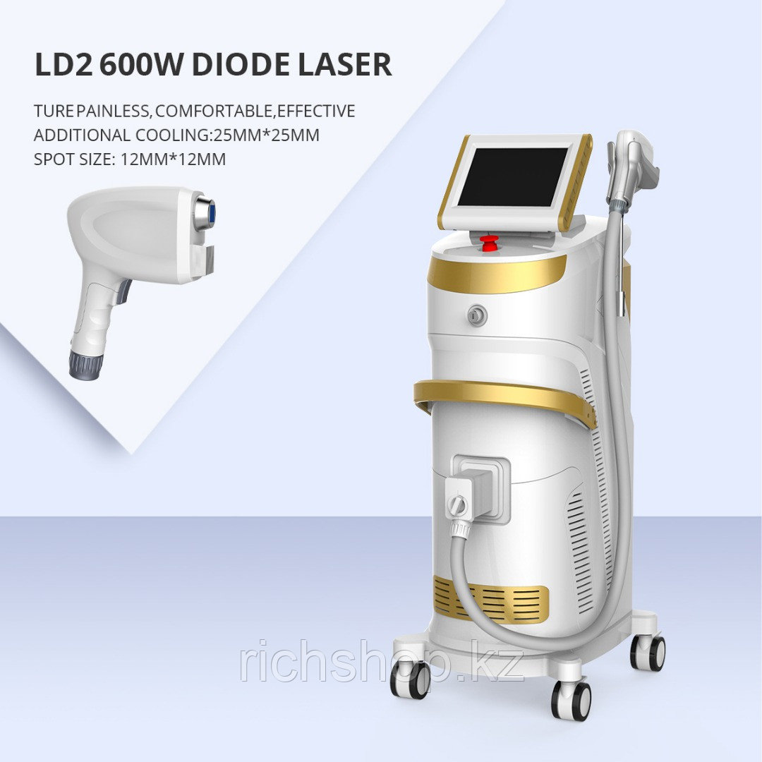 Лазер для удаления волос 808nm LD2 мощностью 600w