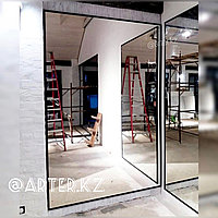 Blackframe, Қара металл жақтаудағы айна, 2200 х 1400 мм