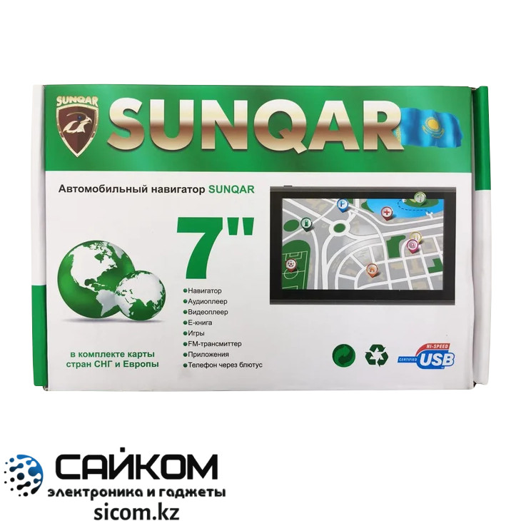 GPS Навигатор SUNQAR 779 - 7 дюймов / Режим отображения 3D / 800 х 480p - фото 8 - id-p85250854