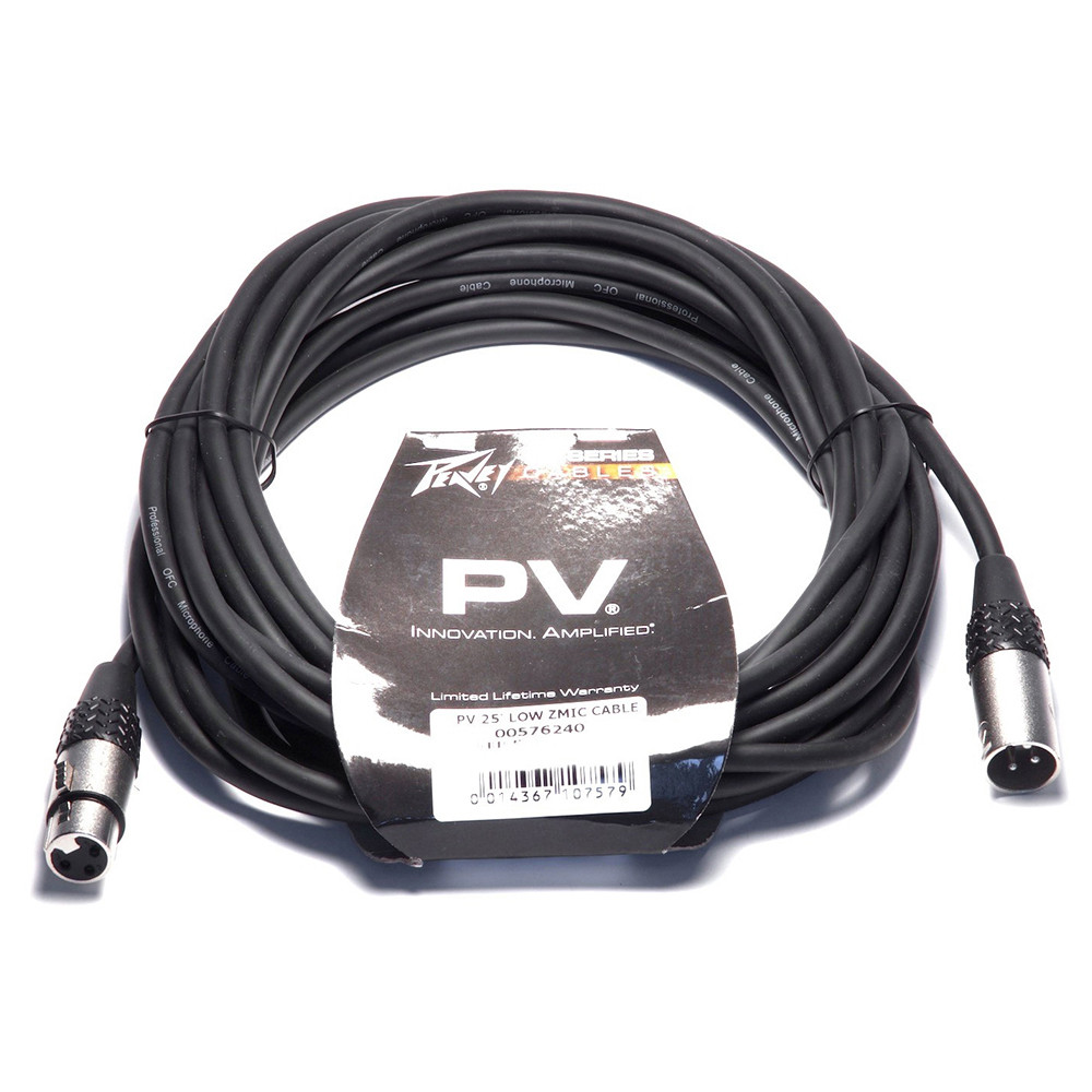 Микрофонный кабель XLR-XLR 7,6 м Peavey PV 25' LOW Z MIC CABLE - фото 2 - id-p70425956