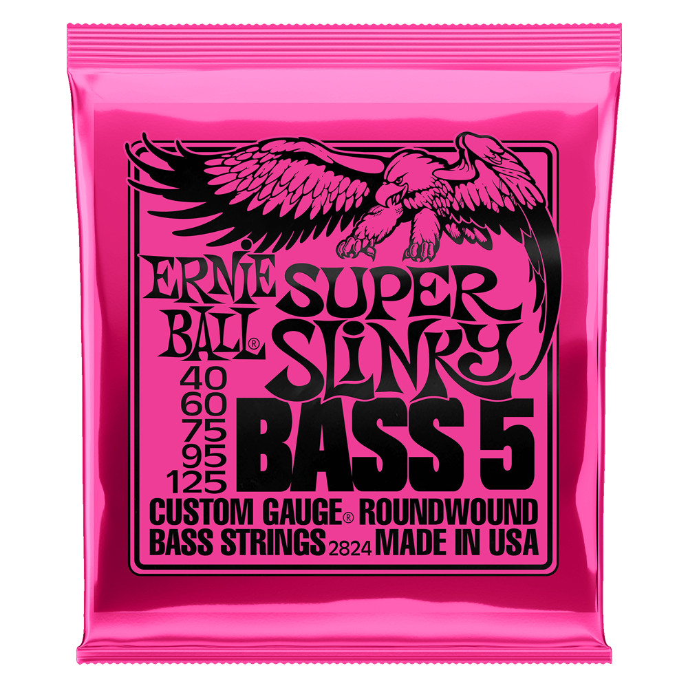 Струны для 5-струнной бас-гитары Ernie Ball Super Slinky Bass 5 P02824 - фото 1 - id-p77767180