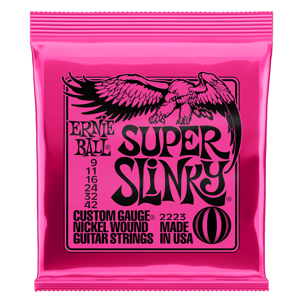 Струны для электрогитары Ernie Ball Super Slinky P02223 - фото 1 - id-p77767169