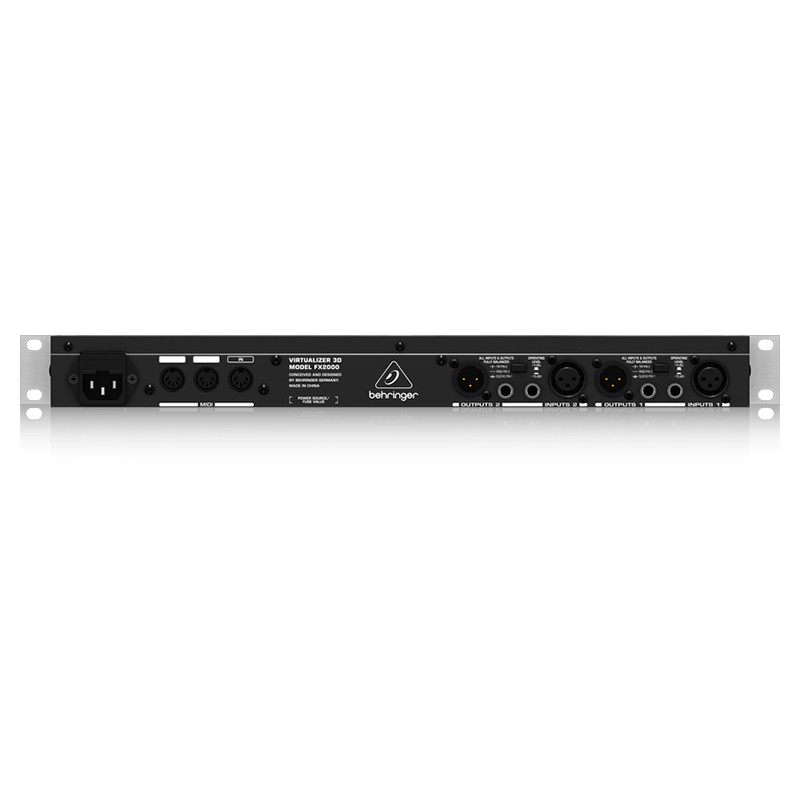 Процессор эффектов Behringer FX2000 VIRTUALIZER 3D - фото 5 - id-p70424213