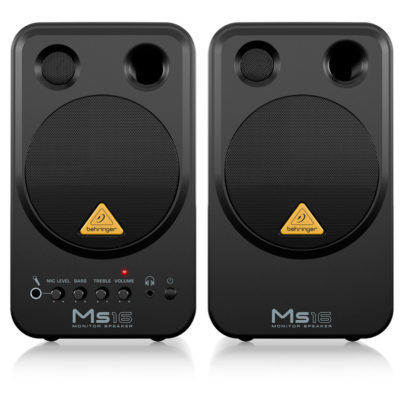 Активные студийные мониторы Behringer MS16 (пара)