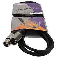 XLR-XLR 3М SoundKing BB103-3M микрофон кабелі
