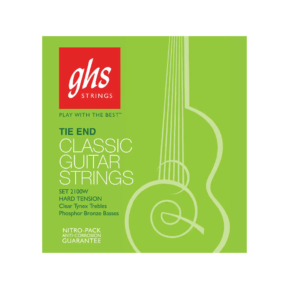Струны для классической гитары GHS Strings 2100W Phosphor Bronze - фото 1 - id-p79768263