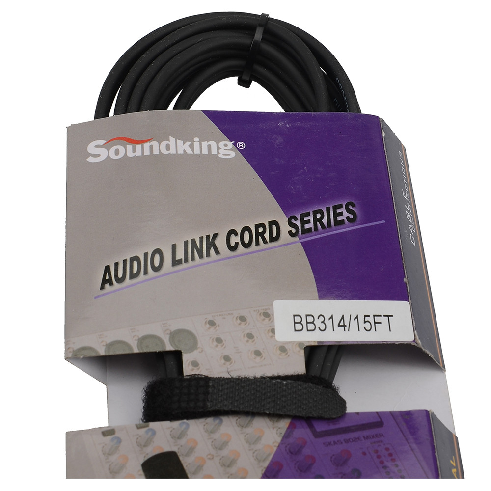 Сигнальный аудио кабель Jack-Jack 5 м SoundKing BB314 - фото 5 - id-p70422958