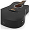 Электро-акустическая гитара Fender Squier SA-105CE Dreadnout Black, фото 3