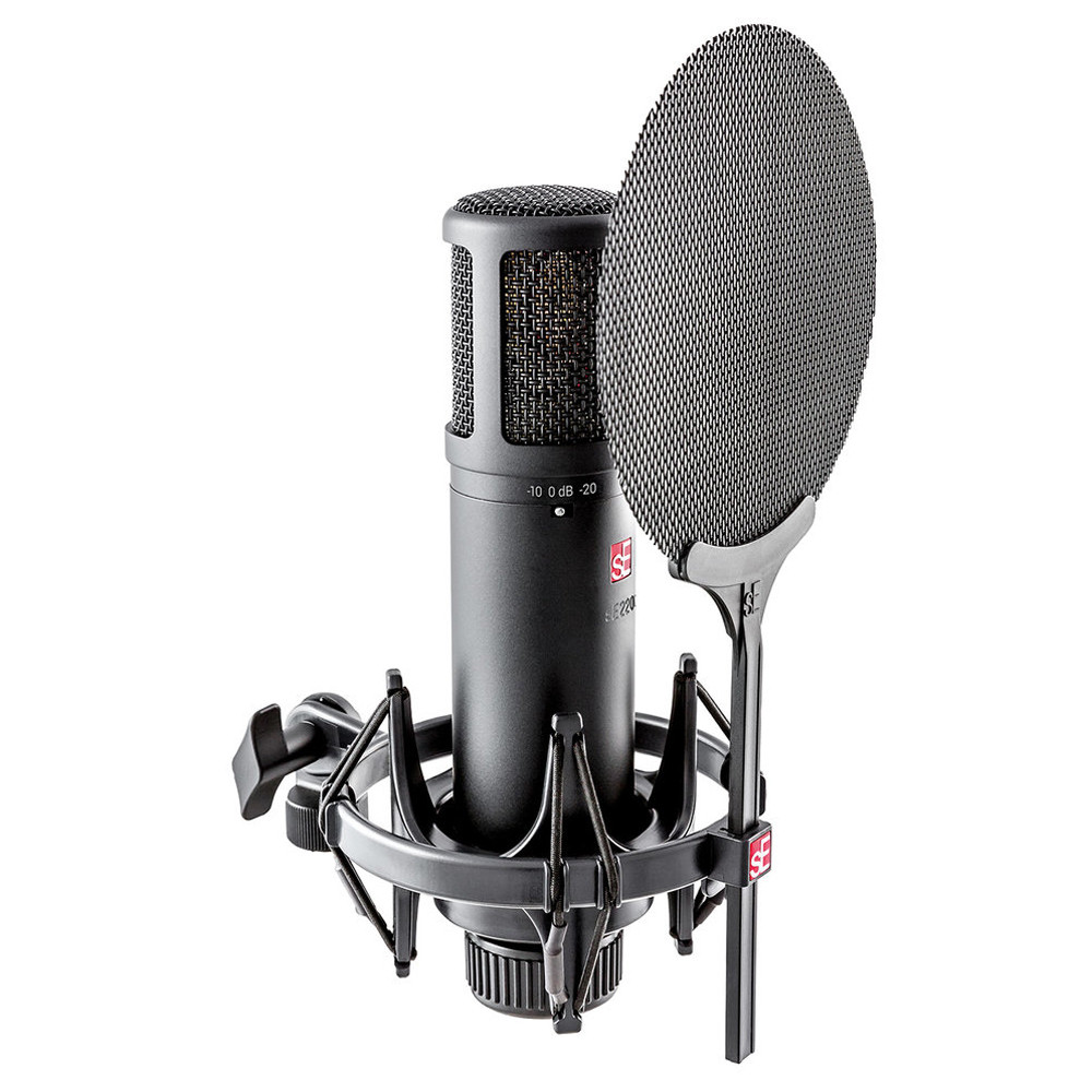 Студийный микрофон с поп-фильтром sE Electronics sE2200 - фото 1 - id-p82303889