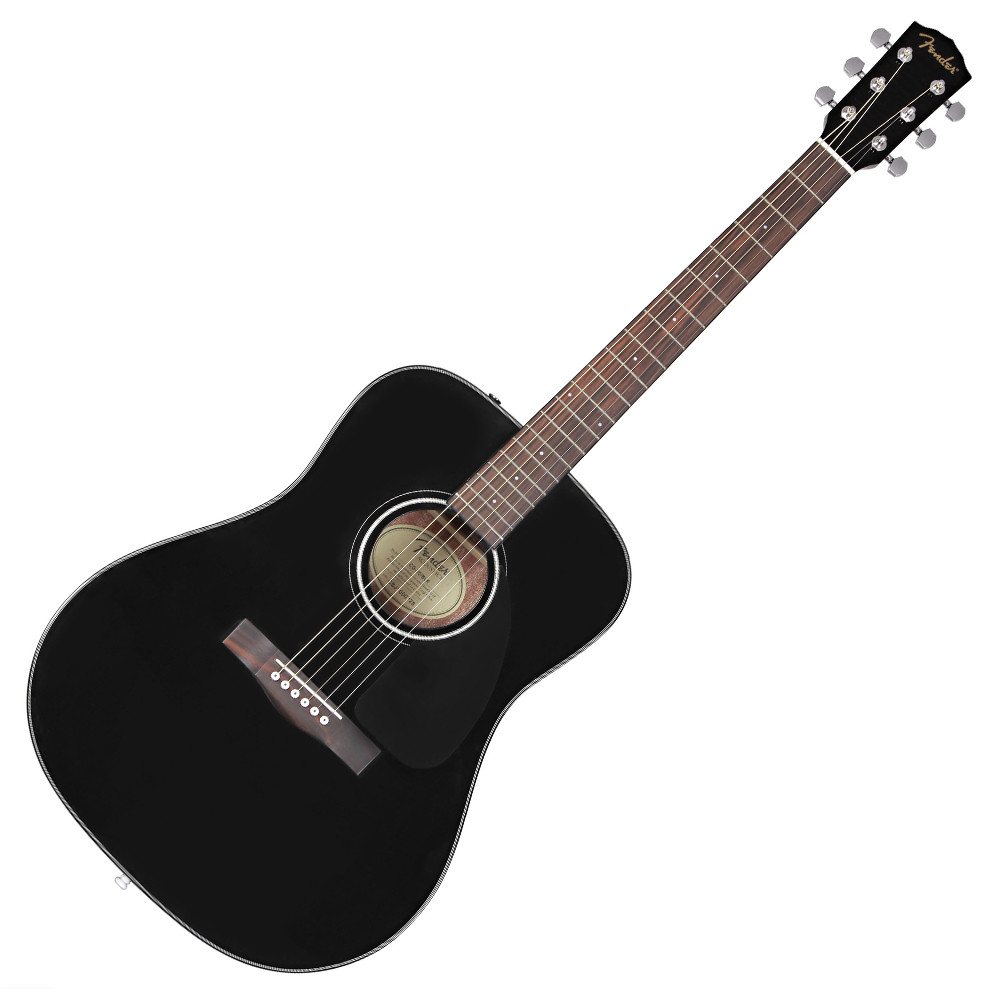 Акустическая гитара Fender CD-60 Dread V3 DS Blk WN - фото 1 - id-p83649184