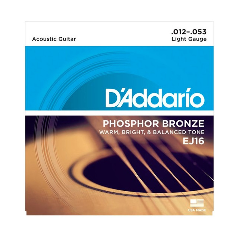 Струны для акустических гитар D'addario EJ16 - фото 1 - id-p83649240