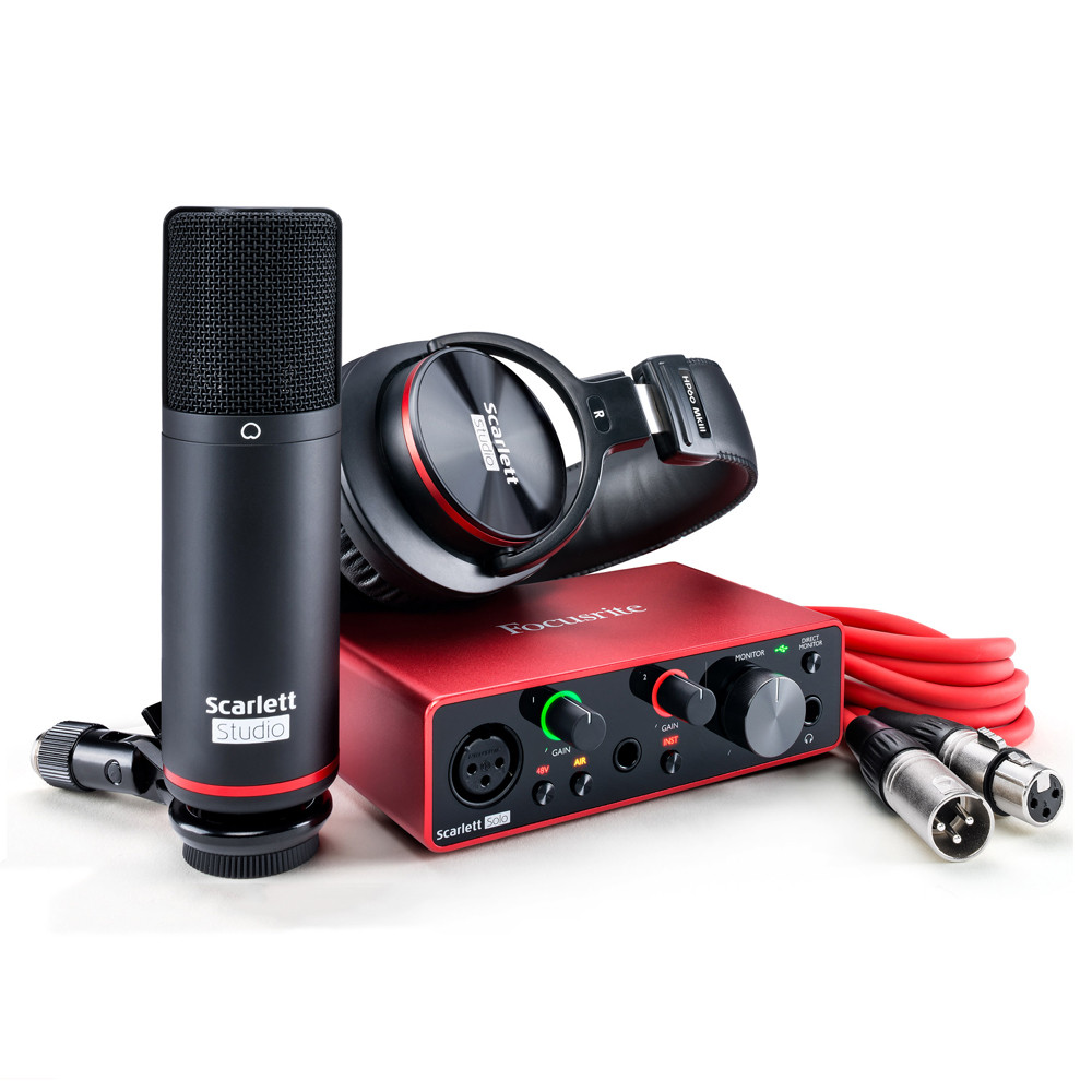 Комплект для звукозаписи Focusrite scarlett Solo Studio 3rd GEN