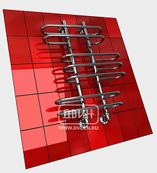 Полотенцесушитель н/ж. ДВИН Z 80/20/60 1"-1/2" Универсальный (К3, Полированный)***