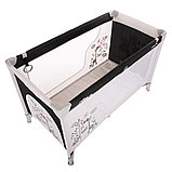 Манеж детский Pituso Florecita одноуровневый Черный, фото 3