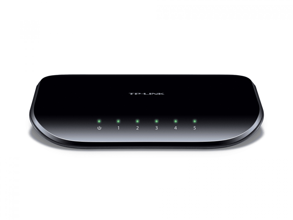 Коммутатор TP-Link TL-SG1005D 5-портовый настольный гигабитный коммутатор, 5 портов RJ45 10/100/1000