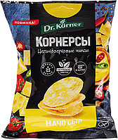 Чипсы Dr. Korner цельнозерновые, кукурузно-рисовые с сыром начо, 50 г