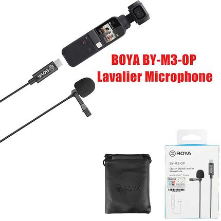 BOYA BY-M3-OP Lavalier микрофон Петличный микрофон, фото 2