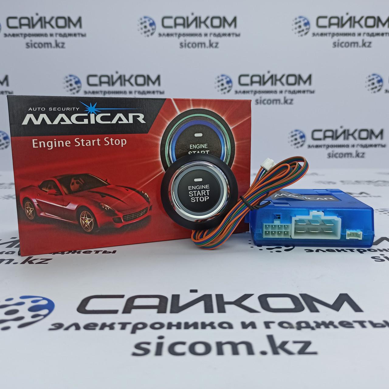 Кнопка Push Start MAGICAR MG-06G / Запуск двигателя автомобиля / Пуш Старт - фото 2 - id-p85268478