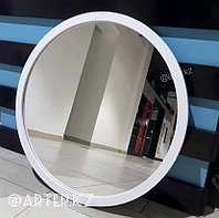 Argowhite, Зеркало круглое в белой раме МДФ, d = 650 мм
