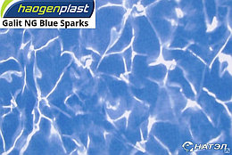 ПВХ лайнер для бассейна Haogenplast Blue Sparks