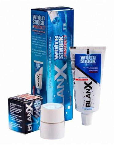 Отбеливающий комплекс Blanx  для зубов White Shock Protect LED