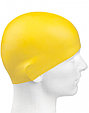 Шапка для плавания желтая  взрослая латекс, фото 2