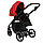 Детская коляска Pituso Bella 2 в 1 Кожа Красный, фото 7