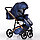 Детская коляска Pituso Cristal 2 в 1 кожа Синяя, фото 10