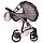 Детская коляска Pituso Cristal 2 в 1 кожа Розовая, фото 4
