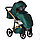 Детская коляска Pituso Cristal 2 в 1 кожа Зеленый, фото 7