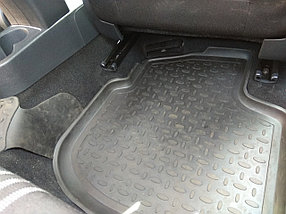 Резиновые коврики с высоким бортом для Skoda Rapid 2012-2021, фото 6