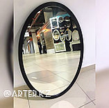 Зеркало овальное в черной раме МДФ 925х515 мм, фото 2