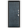 Дверь металлическая Амакс Термо Черный шелк 960 правая, фото 2