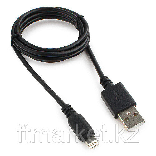 Кабель USB Cablexpert CC-USB-AP2MBP AM/Lightning, для iPhone5/6/7/8/X, IPod, IPad, 1м, черный, пакет
