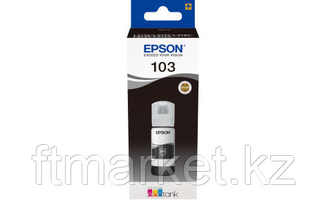 Чернила Epson C13T00S14A 103 EcoTank для L3100/L3101/L3110/L3150 черный